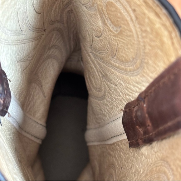 Dan Post Western Leather Cowboy Boots - size 8 - Picture 5 of 11